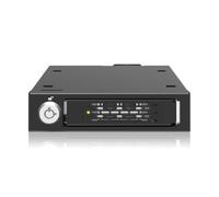 ICY DOCK ToughArmor MB601V5K-B U.2 / U.3 NVMe PCIe 5.0 SSD to MCIO 4i Mobile Rack up to 128Gbps Full Metal