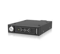 ICY DOCK ToughArmor MB601V5K-B U.2 / U.3 NVMe PCIe 5.0 SSD to MCIO 4i Mobile Rack up to 128Gbps Full Metal