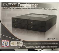 ICY DOCK ToughArmor MB994SP-4S, 4 Bay 2.5" SAS/SATA HDD/SSD RAID.