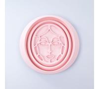 Icy-Mojo Facial Cold Plunge™ | Collapsible Silicone Ice Facial Bowl with Built-In Ice Tray | Portable Face Ice Bath for Skin Tightening, Puffiness, Acne Relief & Glow (Soft Pink) (Soft Pink)