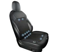 Icy Seat Car Cooling Cushion, Car Seat Cooling Pad, Cars Seats Cooler Cover with Vibration Back Massage, 12V-24V Ventilated Cooler Automotive Seats Cushion for Sedan SUV Truck Universal Fit