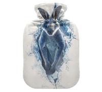 ICY Wall 3D Kangaroo hot-Water Bottle with Soft Cover, 2L hot compresses for The Body for Period Cramps, Period Cramps