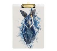 ICY Wall 3D Kangaroo Law Enforcement clipboard Hard Board for Teacher Portfolio clipboard Size 9 x 12