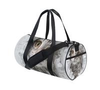 ICY Wall Marble 3D Cat Multifunctional Travel Bag Airplane Traveling Sport Training Bag