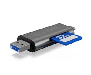 IcyBox External Card Reader with Multi USB Connectors (IB-CR200-C)
