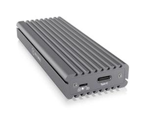 IcyBox External Type-C™ Aluminium Enclosure For M.2 NVMe SSD - Grey (IB-1817M-C31)