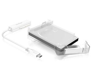 Icybox IB-AC703-C 2.5-Inch USB 3.0 Hard Disc Enclosure - White