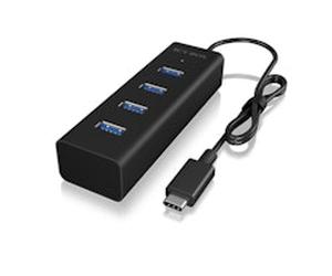 IcyBox Type-C™ to 4 port USB 3.0 Hub