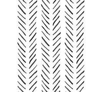 ICYEHAO Peel and Stick Wallpaper,44.5 x 500cm Stripe Self Adhesive Wallpaper Geometric Wallpaper Black White Vinyl Self Adhesive Wallpaper for Living Room Bedroom Home Decor
