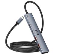 ICZI USB 3.2 Hub 10Gbps, USB C Hub Alu Splitter With 2 USB-C and 2 USB-A