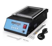 ICZW Solder Pot Lead-Free Titanium Solder Pot for Welding and Soldering Bath Double Digital Display Capacity 5.7kg 1000W 30~600°C