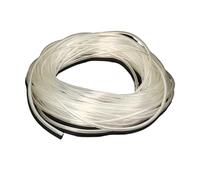 ID 0.5/0.8/1/1.2/1.6~3.5mm Transparent PVC Plastic Hose Water Tube Anti Tearing and Bending 5/10/15/20M(5M,ID1.2x2.2mm)