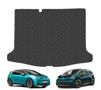 ID.3 / Cupra Born (2019-) Heavy Duty Thick Rubber Boot Mat Liner Accessories Tailored Fit Set Compatible Accessory Waterproof Durable Non-Slip 5mm Full Coverage Protection