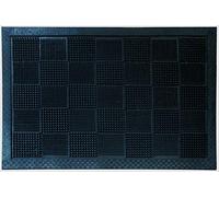 ID 5503406007 Pins Mix Matte Rubber Door Mat 60 x 40 x 0.7 cm Black