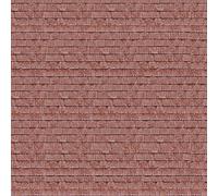 id Backscenes Scenic Brick / Building Papers - Roof Tiles Red (BM63)