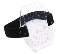ID Badge Armband 4.13 Inches - Waterproof Arm Badge Holder | Clear PVC Ticket Holder with Elastic Strap for Ski Pass, Lift Ticket, Work ID, Hospital Staff, Travel, Conference, Festival, School