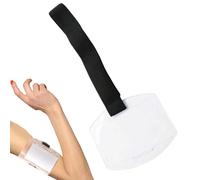 ID Badge Holder - Retractable Card Reel, Durable Employee Name Tag Case, Clear PVC Work ID Accessory with Elastic Strap | Convention Event Lanyard Clip for Staff Students Nurses Professionals