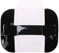 ID Badge Holder Security Armband - SIA Adjustable Hi Vis Elastic Arm Band for Security Doorman License ID Card (1, Black)