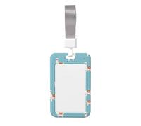ID Badge Holder with Lanyard Llama Or Alpaca Waterproof Extra Thick Plastic Clear Resealable ID Card Holder, 2" x 3" Inner Size, Vertical Style,Nurse Teacher Student Gift