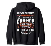 I'd Become A Grumpy Old Motor Guys Rule Zip Hoodie