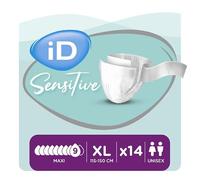iD Belt Maxi Extra Large | Adult Incontinence Belted Fit | 1 Pack of 14 | Highly Absorbent Belted Incontinence Pads for Adults with Secure Fit, Comfort and Discreet Protection