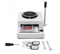 ID Card Embossing Printer Tool,Manual Stamping Machine,Code Dog tag Coder