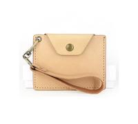 ID Card Holder,ID Badge Covers Office Work Genuine Leather Identity Card Case Holder