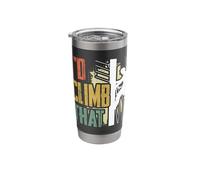 I'd Climb that Electric Technician Cable Electrical Lineman Stainless Steel Insulated Tumbler