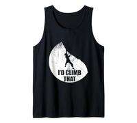 I'd Climb that Funny Climbing Design for Climbers Tank Top