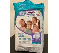 iD Comfy Junior Super Soft Absorbent Underwear - 4-7 Years - 4 Pack of 14