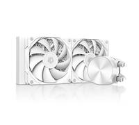 ID-COOLING FX240 PRO WHITE Liquid CPU Cooler for Desktop - 240mm AIO Cooler, 2 x 120mm High-efficient Fans, Special CD Pattern Pump Header, Intel & AMD Compatible