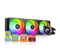 ID-COOLING FX360 INF 360mm Liquid CPU Cooler, AIO Cooler with ARGB Infinity M...