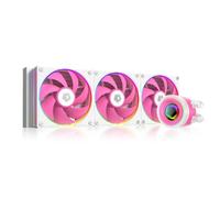 ID-COOLING FX360 INF PINK Edition 360mm Liquid CPU Cooler, AIO Cooler with ARGB Infinity Mirror Effect, 3x120mm Daisy-chained Fans Low-noise Operating 29.9dB(A) Max., Intel & AMD Compatible