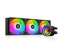 ID-COOLING FX360 LCD 360mm AIO CPU Cooler, 1.48" Customizable LCD Display
