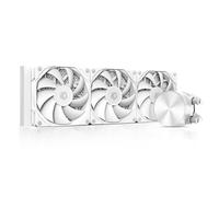 ID-COOLING FX360 PRO WHITE Liquid CPU Cooler for Desktop - 360mm AIO Cooler, 3 x 120mm High-efficient Fans, Special CD Pattern Pump Header, Intel & AMD Compatible