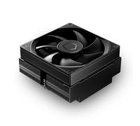 ID-COOLING IS-53-XT Black Low Profile CPU Cooler 53mm Height, 4 Heatpipes, 92mm PWM Fan, All-Black Design, Compatible with Intel LGA1851/1700/1200/115X & AMD AM5/AM4