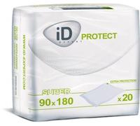 iD Essential Expert Protect Super 90 x 180 cm | 4 Packs of 20 | incontinence bed pads,disposable underpads,Super absorbency pads, mattress protectors, adult incontinence pads