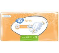 iD Expert Form 2 Shaped Incontinence Pads (Anti Leak Cuffs) - Super (6 Packs of 21)