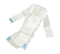 ID Expert Incontinence Belt, Disposable Pads, Super, Medium, 70-115 cm, Moderate to Heavy Incontinence, Fast Absorption, Odour Control, Anti-Leakage Protection, Non-Latex, Dermatologically Tested