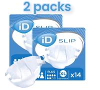 iD Expert Incontinence Slip Plus Extra Large (XL) 2 packs 28 Slips , Adult Nappy