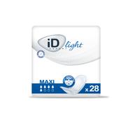 iD Expert Light Maxi - Shaped Incontinence Pad - Case 6 x Packs 28 (168 Pads)