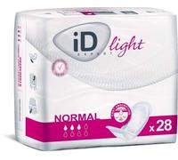 ID Expert Incontinence Pads, Fast Absorbing Disposable Pads for Men and Women, Regular, Medium Absorption, Size Normal , Pack of 28