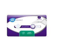 ID Expert Protect Incontinence Bed Protector, 60 x 60 cm, 1125ml, 30 Pads, Easily Protects Furniture, Designed with a Diamond Structure