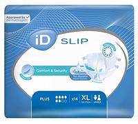 iD Expert Slip All-in-One Incontinence Briefs - Plus - Extra Large (4 Packs of 14)