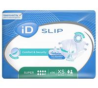 iD Expert Slip All-in-One Incontinence Briefs - Super - Extra Small (12 Packs of 14)