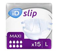 1 x iD Incontinence Slip Maxi - Large - 1 Pack of 15 Incontinence Slips