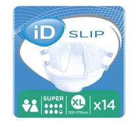 ID Expert Incontinence Disposable Super Pads, X-Large (120-170 cm ), 1 pack of 14 pieces