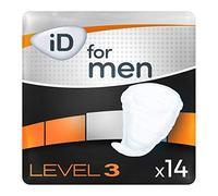 iD for Men Level 3 Men's Protection for Urinary Leaks/Incontinence 14 Pieces