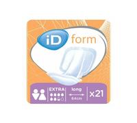 iD Form 2 Shaped Incontinence Pad - Extra - 2 Packs of 21