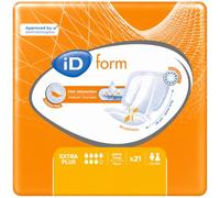 iD Form Extra Plus Extra Long Incontinence Pads | 1 Pack of 21 | Incontinence Pads, Odour Control, Hypoallergenic Incontinence Pads, Highly Absorbent Pads, Anti-Leak Protection
